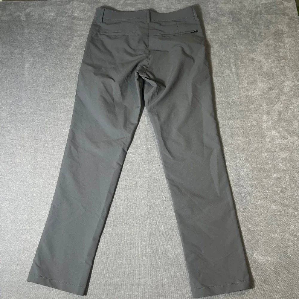 Banana Republic Mens Core Temp Slim Fit Pants Gray 30x32 Performance Trousers